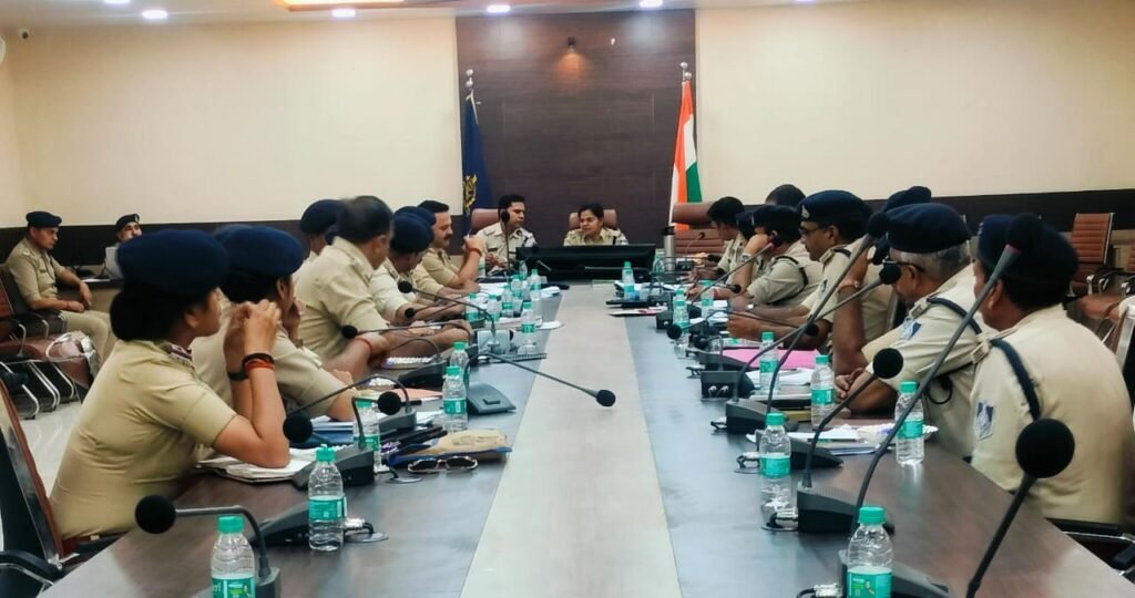 पुलिस अधीक्षक ने किया अपराध समीक्षा बैठक