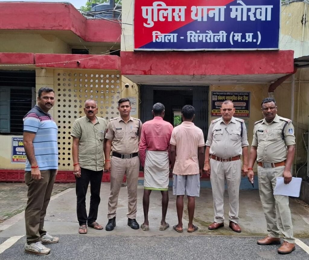 दो स्थाई वारेंटियों को मोरवा पुलिस ने किया गिरफ्तार, मारपीट एवं छेड़खानी के प्रकरण में फरार थे आरोपी