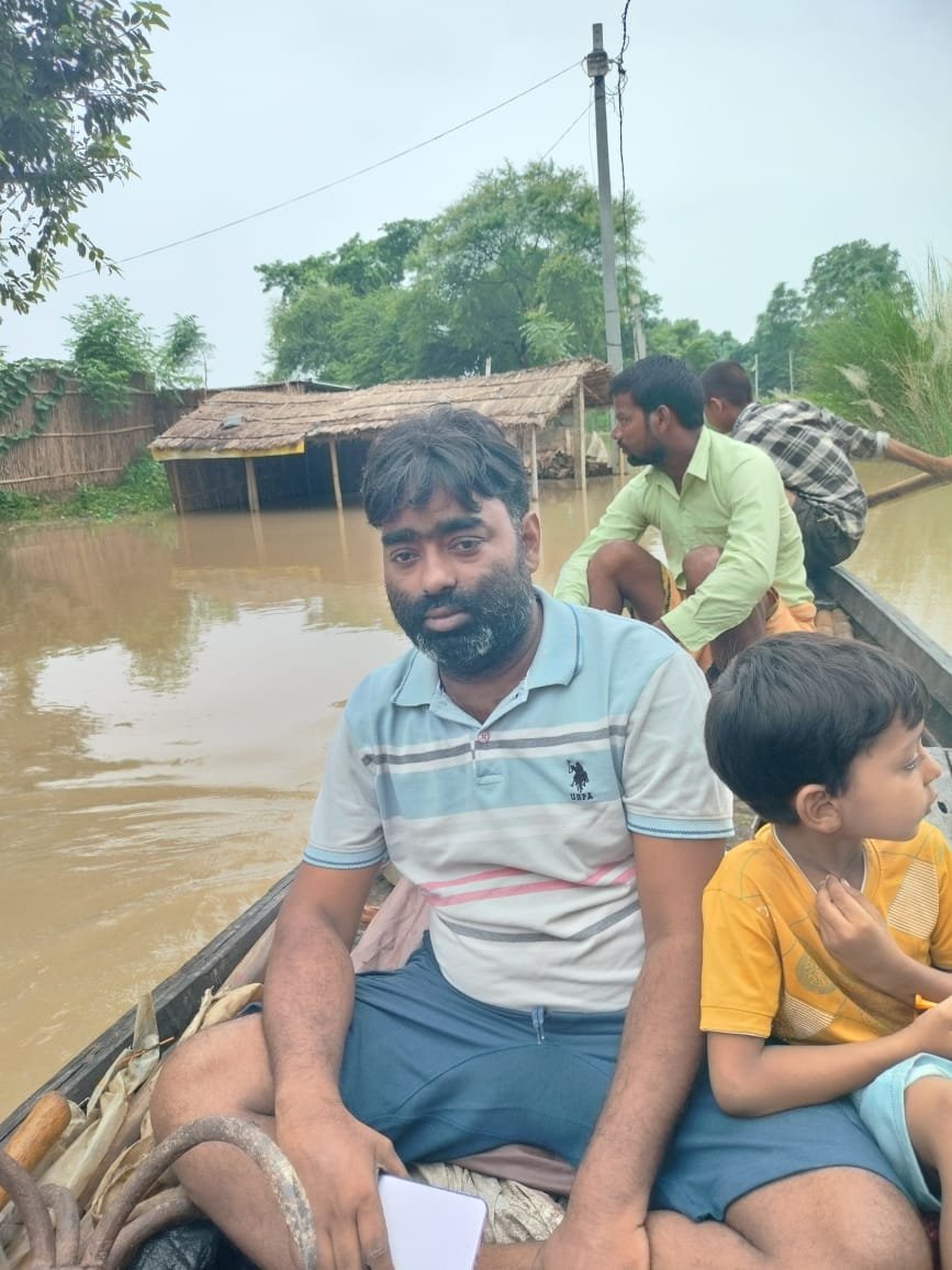 चौथी बार बढी गंगा, मीडियम फ्लड लेवल को किया पार